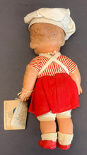 Load image into Gallery viewer, 1957 Campbell Kid Doll Complete Vintage Toy Advertising Original Tag
