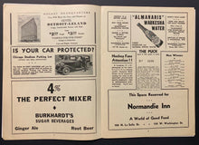 Load image into Gallery viewer, 1935 Chicago Stadium St. Louis Eagles Only Season Hockey Program vs Blackhawks