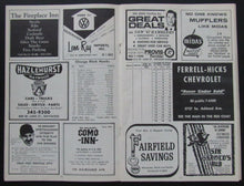 Load image into Gallery viewer, 1967 Chicago Stadium NHL Program Blackhawks vs Toronto Maple Leafs Billy Reay