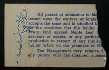 Load image into Gallery viewer, 1986 Maple Leaf Gardens NHL Hockey Ticket Toronto Maple Leafs Vs St. Louis Blues