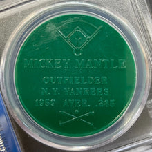 Load image into Gallery viewer, 1960 Mickey Mantle Armour Coin PSA NM 7 Vintage New York Yankees MLB Baseball