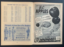 Load image into Gallery viewer, 1953 Montreal forum NHL Hockey Program Canadiens vs Boston Bruins Vintage