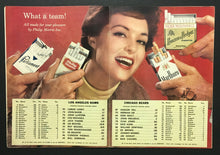 Load image into Gallery viewer, 1959 NFL Los Angeles Memorial Coliseum Official Program vs Chicago Bears Vtg