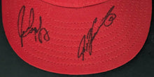 Load image into Gallery viewer, Ivan Rodriguez Juan Gonzalez Autographed Signed Texas Rangers Baseball Hat JSA