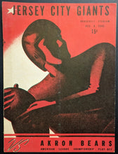 Load image into Gallery viewer, 1946 Jersey City Giants American League East Division Champions Vintage Program