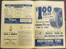 Load image into Gallery viewer, 1954 Maple Leaf Gardens Stanley Cup Semi Final Program Toronto Leafs v Red Wings