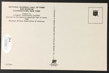 Load image into Gallery viewer, Boston Red Sox Signed Bobby Doerr Autographed Hall Of Fame Plaque Postcard JSA