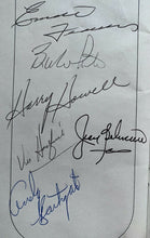 Load image into Gallery viewer, 1982 NHL Hockey Hall of Fame Signed Induction Program Autographed + HOF Coin JSA