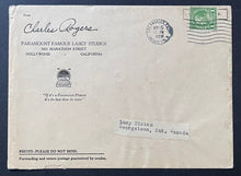 Load image into Gallery viewer, 1920's Charles Buddy Rogers Autographed Signed Paramount Studio Photo + Mailer
