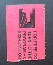 Load image into Gallery viewer, 1975 WHA Hockey Ticket Chicago Cougars vs Edmonton Oilers