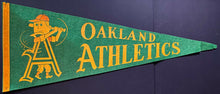 Load image into Gallery viewer, 1960's Rare Full Size Oakland A's Pennant MLB Baseball Athletics Vintage