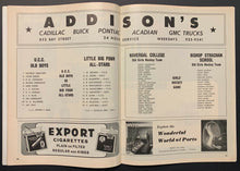 Load image into Gallery viewer, 1966 Maple Leaf Gardens Upper Canada College Hockey Night Program Bill Hewitt