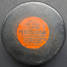 Load image into Gallery viewer, 1970s Minnesota Fighting Saints WHA Converse Hockey Game Puck Vintage