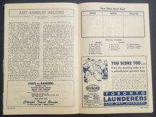 Load image into Gallery viewer, 1957 OHA Junior A Doubleheader Program Guelph Biltmores vs St Micheal's Majors