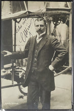 Load image into Gallery viewer, Louis Bleriot Signed Autographed Postcard Aviation Pioneer Vintage PSA/DNA Auth