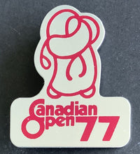 Load image into Gallery viewer, 1977 Canadian Open Golf Tournament Credential Pin Badge Pinback Button PGA Tour