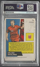 Load image into Gallery viewer, 2021-22 Donruss Soccer Erling Haaland Net Marvels Press Proof #5 PSA 9 MINT FIFA