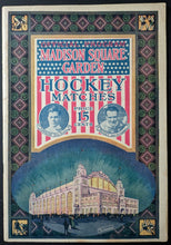 Load image into Gallery viewer, Madison Square Gardens 1st Season NHL Ottawa Senators New York Rangers Vintage