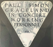 Load image into Gallery viewer, 1987 Paul Simon Graceland In Concert Tour Working Personnel Pass iCert EX-NM 6.5