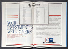 Load image into Gallery viewer, 1990 BC Lions Hamilton Tiger-Cats Doug Flutie Autographed Program Signed CFL JSA