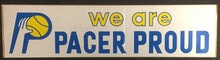 Load image into Gallery viewer, Indiana Pacers NBA Basketball Bumper Sticker Decal Vintage Pacer Proud