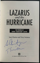 Load image into Gallery viewer, Signed 1999 Boxing Paperback Book Lazerus Authors Autographed Hurricane Carter