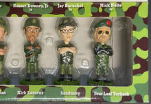 Load image into Gallery viewer, 2008 Tropic Thunder Promotional Set of Eight 4" Bobbleheads Dreamworks Studios