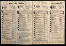 Load image into Gallery viewer, 1974 Horse Racing Queens Plate Program with Reporter Notes + Pass + Credentials