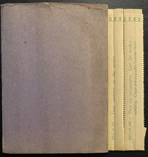 Load image into Gallery viewer, 1898 Wax Lined Cigar Pockets Vintage Tobacciana Paper Goods Co Toronto Very Rare
