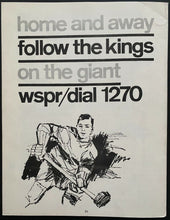 Load image into Gallery viewer, 1968 Springfield Kings AHL Program Gameday Press Note Game Summary