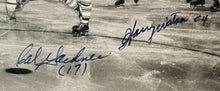 Load image into Gallery viewer, 1951 Cal Gardner Harry Watson Signed Barilko Winning Shot Photo Autographed JSA