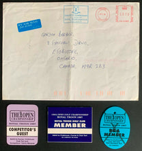 Load image into Gallery viewer, 1997 Open Golf Championship 3 Different Full Tournament Passes Royal Troon