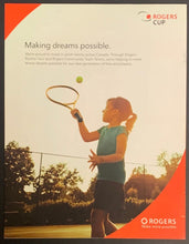 Load image into Gallery viewer, 2019 Canadian Open Championship Tennis Program Andreescu vs Williams