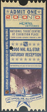 Load image into Gallery viewer, 2000 NHL Hockey All-Star Saturday Reception Ticket Stub Vintage Toronto