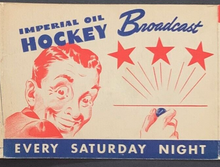 Load image into Gallery viewer, 1939-40 Imperial Oil NHL Pocket Schedule Vintage Hockey Sports Calendar