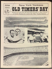 Load image into Gallery viewer, 1976 Old Timers Day Yankee Stadium MLB Program New York Yankees Gehrig Ruth