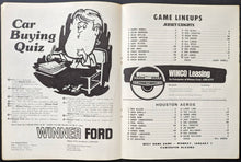 Load image into Gallery viewer, 1974 WHA Jersey Knights Home Game Program Houston Aeros Gordie Howe Hockey
