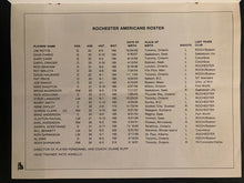 Load image into Gallery viewer, 1977 AHL American Hockey League Rochester Americans Yearbook Magazine Year Book