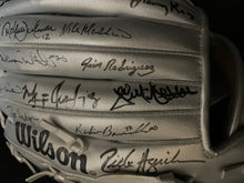 Load image into Gallery viewer, 1993 MLB AL All-Star Team Signed x29 Silver Baseball Glove Puckett Autograph JSA