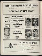 Load image into Gallery viewer, 1956 Daytona Beach Races Program x2 NASCAR Racing Grand National Race Flock Wins