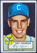 Load image into Gallery viewer, 1952 Topps Baseball Ray Coleman #211 Chicago White Sox MLB Card Vintage