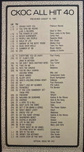 Load image into Gallery viewer, 1985 CKOC 1150 Radio Survey Record Chart Final Issue #912 August 14th
