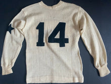 Load image into Gallery viewer, 1937 Vtg NHL Hockey ASG Game Used Mush March Jersey Howie Morenz Memorial LOA