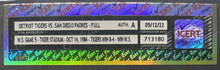 Load image into Gallery viewer, 1984 World Series Game 5 Full Ticket Tigers Stadium Detroit vs San Diego Padres
