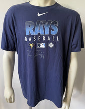 Load image into Gallery viewer, Kevin Kiermaier Autographed Signed Tampa Bay Rays Team Issued Used Shirt JSA MLB