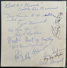 Load image into Gallery viewer, 1978 University Miami Signed Roast Program Autographed x14 Shula Howard Margret