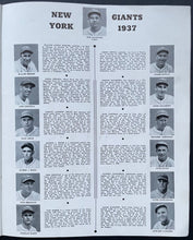Load image into Gallery viewer, 1937 World Series Game 5 Official Program Yankee Stadium New York Giants MLB