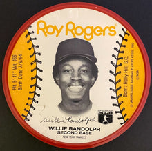 Load image into Gallery viewer, 1983 MLB Baseball New York Yankees Roy Rogers Promo Lids Full Set (12) Winfield