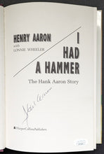 Load image into Gallery viewer, Hank Aaron I Had A Hammer Autographed Signed Book MLB Atlanta Braves Baseball