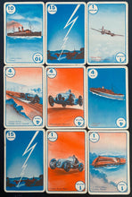 Load image into Gallery viewer, Vintage Card Game Speed c1930 45 Cards + Box + Booklet Historical Images
